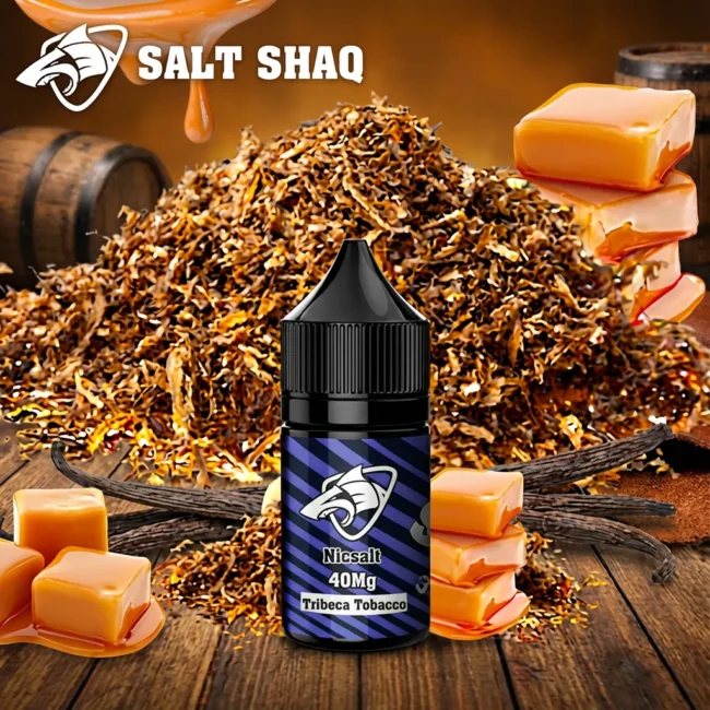 Salt Shaq 鯊克煙油 - 翠貝卡口味 Salt Shaq 鯊克煙油 翠貝卡 (Tribeca 煙草) - 30ml 經典菸草味 替煙首選