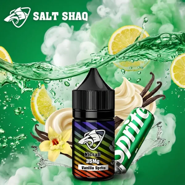 Salt Shaq 鯊克煙油 香草檸檬汽水 (Vanilla Lemon Soda) - 30ml 雪碧味 經典飲料