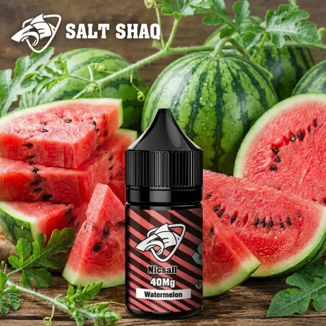 Salt Shaq 鯊克煙油 冰鎮西瓜 (Watermelon) - 30ml 夏日解暑 台灣熱銷