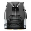 VOOPOO VMATE 頂部注油空煙彈主圖。透明獨立商品照 (Isolated Product Image)，於純白背景展示，清晰呈現 3mL 大容量 PCTG 倉體與頂部注油口結構。適用於 VMATE 系列主機。