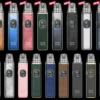 OXVA XLIM PRO 2 全系列 17 款配色合集 OXVA XLIM PRO 2 小蠻牛二代電子煙全系列 17 款顏色大合集,展示全新升級的羽毛流紋系列、高階皮革與經典碳纖維主機,全面搭載 0.56 吋高清彩屏與 30W 輸出
