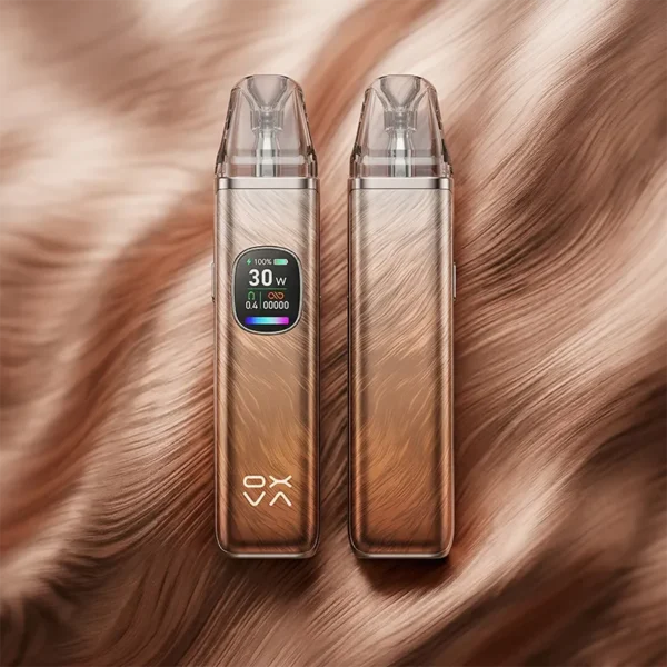 OXVA XLIM PRO 2 小蠻牛二代 - 羽毛橙 OXVA XLIM PRO 2 小蠻牛二代羽毛橙配色電子煙主機,展現細緻金屬流動紋理與 0.56 吋超清彩屏 30W 輸出介面