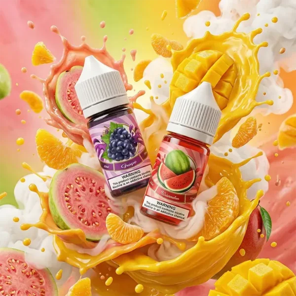 Sifu Salt 鹽大師無涼款煙油主圖，展示 30ml 35mg 純水果口味尼古丁鹽，無薄荷不刺喉配方。